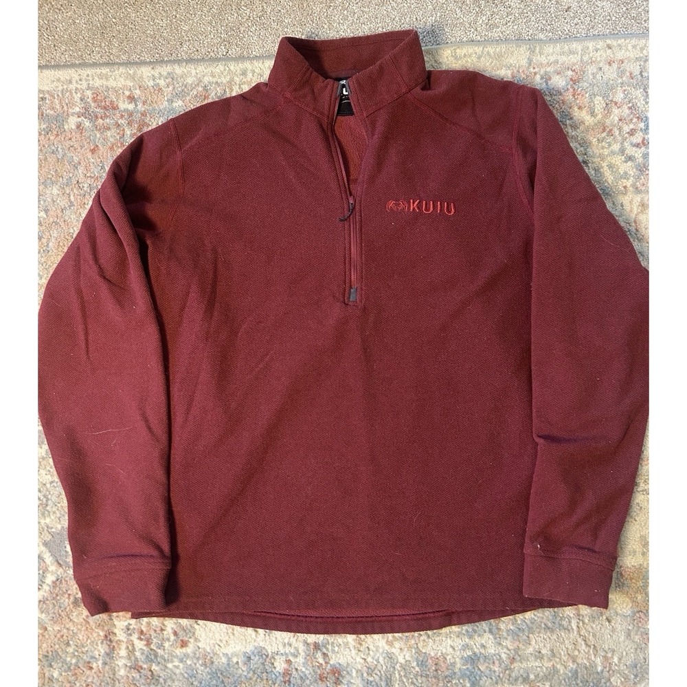 Kuiu Men's M Rusted Red 1/4 Zip